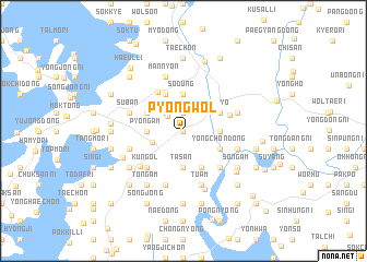 map of P\