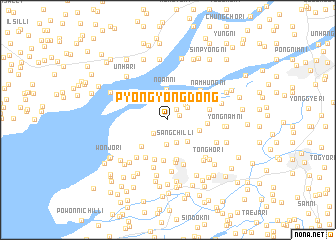 map of Pyŏngyŏng-dong