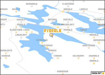 map of Pyörälä