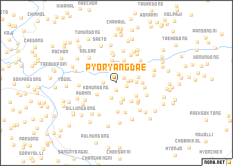 map of Pyŏryangdae