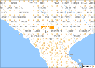map of Pyrame