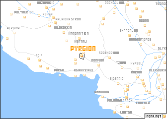 map of Pyrgíon