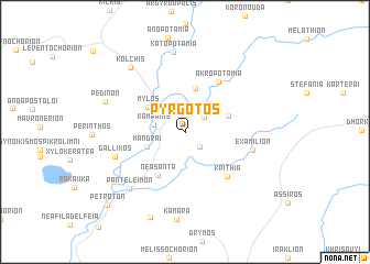 map of Pyrgotós