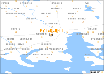 map of Pyterlahti