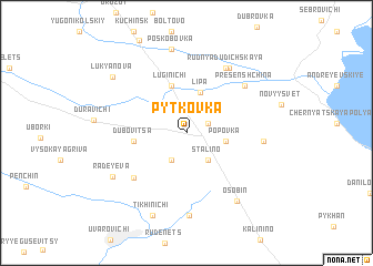 map of Pytʼkovka