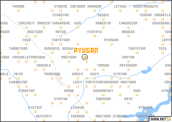 map of Pyugan