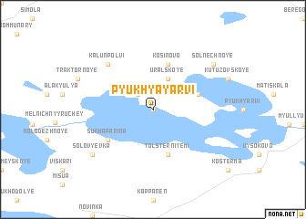 map of Pyukhyayarvi