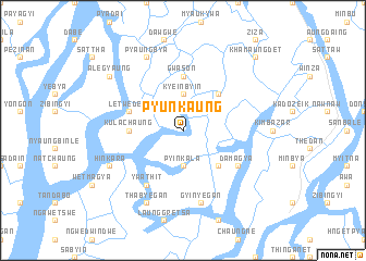 map of Pyunkaung