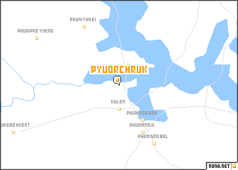 map of Pyuŏr Chruk