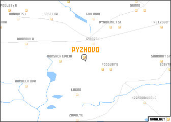 map of Pyzhovo