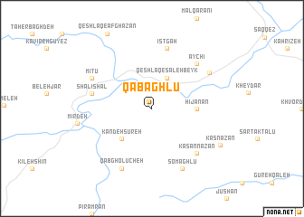 map of Qabāghlū