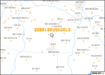 map of Qǝbǝlǝ Müskürlü