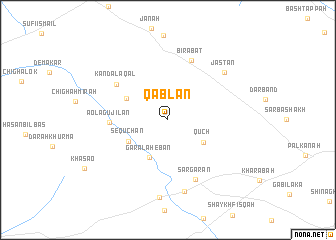 map of Qablān