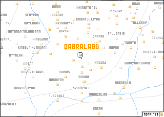 map of Qabr al ‘Abd