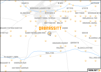 map of Qabr as Sitt