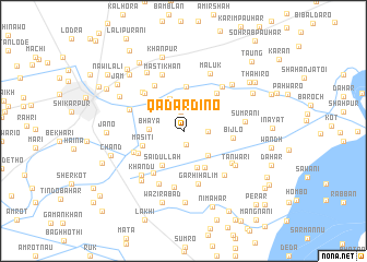 map of Qādar Dīno