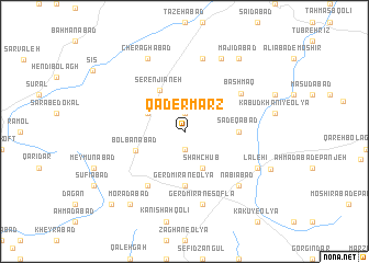 map of Qāder Marz