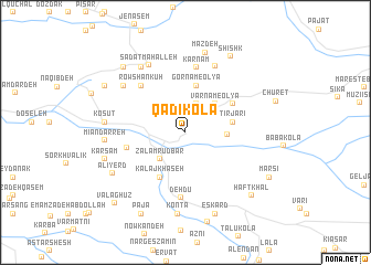 map of Qādī Kolā