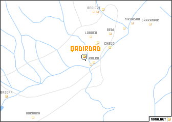 map of Qādirdād