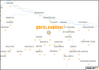 map of Qāfeleh Bāshī