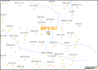 map of Qafëzez