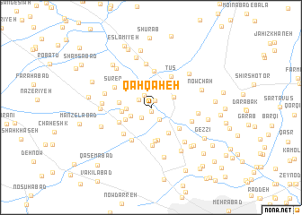 map of Qahqaheh