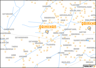 map of Qāim Khān