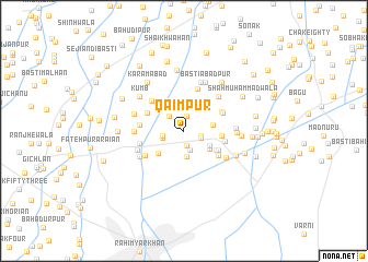 map of Qāimpur