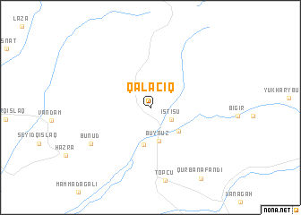 map of Qalacıq