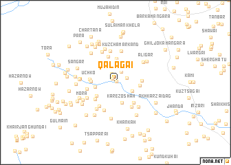 map of Qalāgai