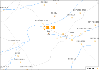 map of Qal‘ah