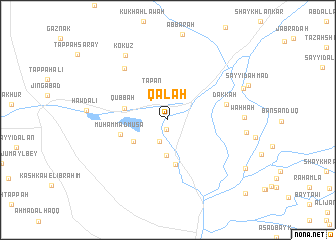 map of Qal‘ah