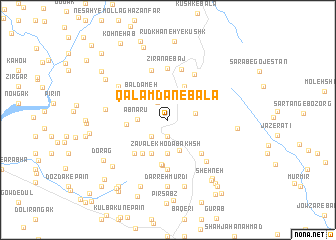 map of Qalamdān-e Bālā