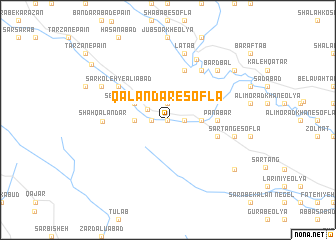 map of Qalandar-e Soflá