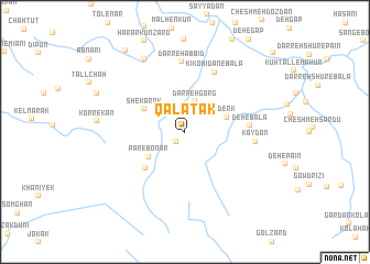 map of Qalātak