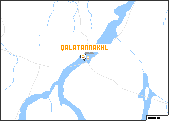 map of Qal‘at an Nakhl