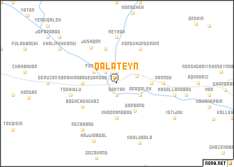 map of Qal‘ateyn