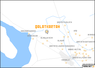 map of Qal‘at Karţah