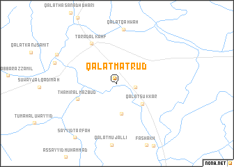 map of Qal‘at Maţrūd