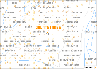 map of Qal‘at Starbé