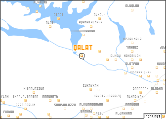 map of Qalāt