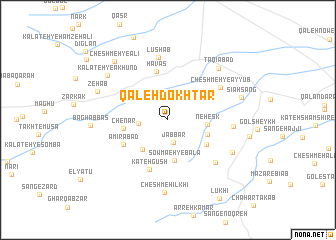 map of Qal‘eh Dokhtar
