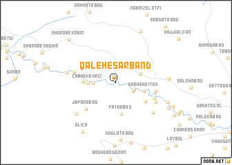 map of Qal‘eh-e Sarband