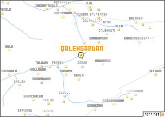 map of Qal‘eh Gardan