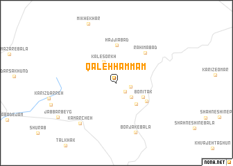 map of Qal‘eh Ḩammām