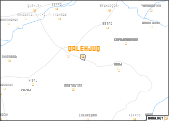 map of Qal‘eh Jūq