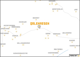 map of Qal‘eh Meseh