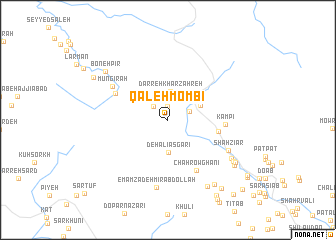 map of Qal‘eh Mombī