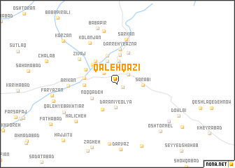 map of Qal‘eh Qāzī