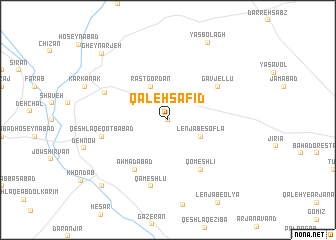 map of Qal‘eh Safīd